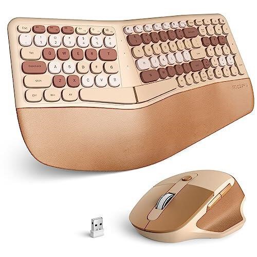 MOFII Wireless Ergonomic Keyboard and Mouse Combo,