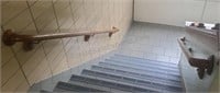 Oak hand rails. 9ft. Buyer must bring tools to