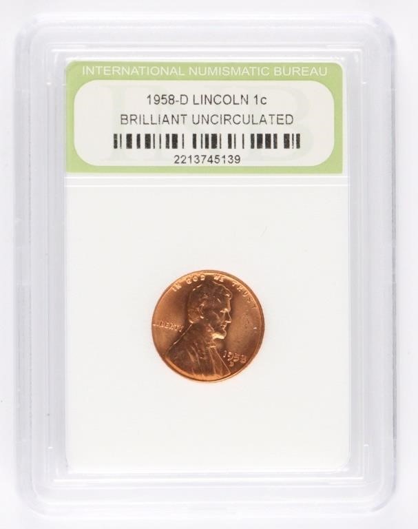 1958-D LINCOLN WHEAT PENNY