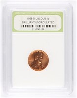 1958-D LINCOLN WHEAT PENNY