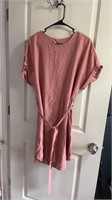 E5) Blush pink dress size large