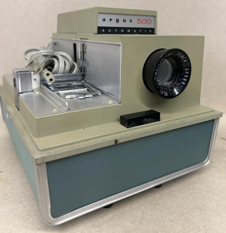Argus 500 automatic slide projector