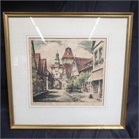 Pencil signed lithograph