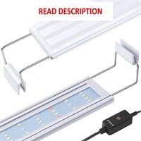 $23  HITOP LED Aquarium Light 24-32in with Timer