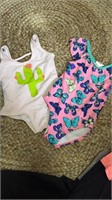 E5) 3T one piece swim suits