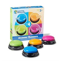 Learning Resources Answer Buzzers - Set of 4, Ages
