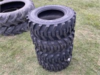 Set of 4 New 10-16.5 skid steer tires