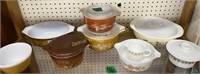 Pyrex Casserole Dishes, Mixing Bowl. Orchard