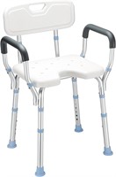 $66  Heavy Duty Shower Chair with Arm  300lb