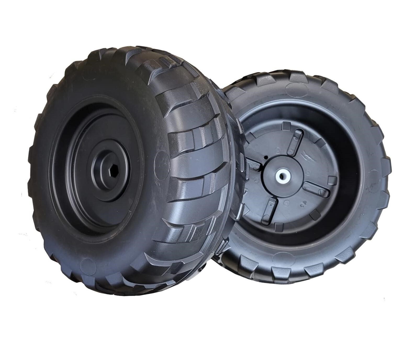 Peg Perego Gator XUV Front Wheels, Black