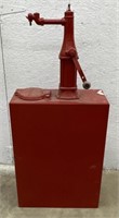 (J) Gargoyle Mobiloil 30 Gallon Oil Pump