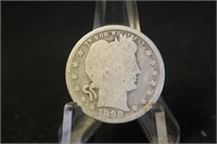 1898-P Barber Silver Quarter