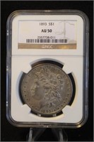1893-P Certified Morgan Silver Dollar *Key Date