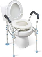 $120  OasisSpace Toilet Seat - Adjustable Legs