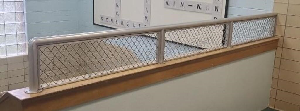 Stainless steel railing guard. 10ftx1ft. Buyer