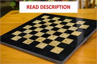 $60  RADICALn 15 Black Coral Marble Chess Board