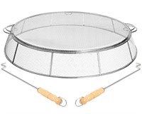 Fire Pit Spark Protector Screen, Mesh Protective S