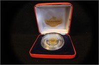 2003 2oz .9999 Pure Silver with Gold Plated Coin