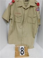 Boy Scout Shirt Size L Short Sleeve
