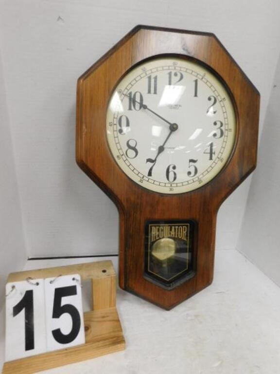 Verichron Quartz Battery Operated Clock Westminste