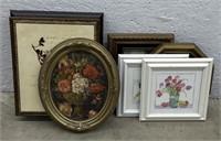 (P) Various Framed Wall Decor Includes Country