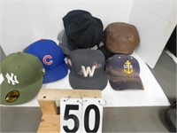 13 Hats Includes NY Yankees