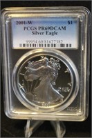 2001-W West Point Proof 69 Silver Eagle