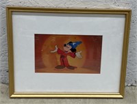 (E) Framed Walt Disney’s Fantasia Mickey Mouse