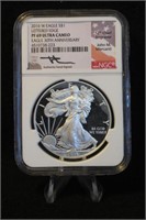 2016-W West Point Ultra Cameo Silver Eagle