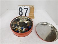 Tin Of Buttons