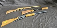 Vintage group of pellet and BB guns, one Western
