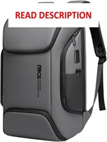 $80  Grey Smart Backpack for 15.6 Inch Laptop