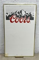 (T) Adolph Coors Co. Wall Mount Coors Dry Erase