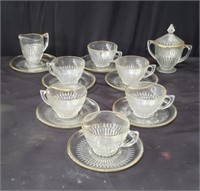 Vintage Glass tea set