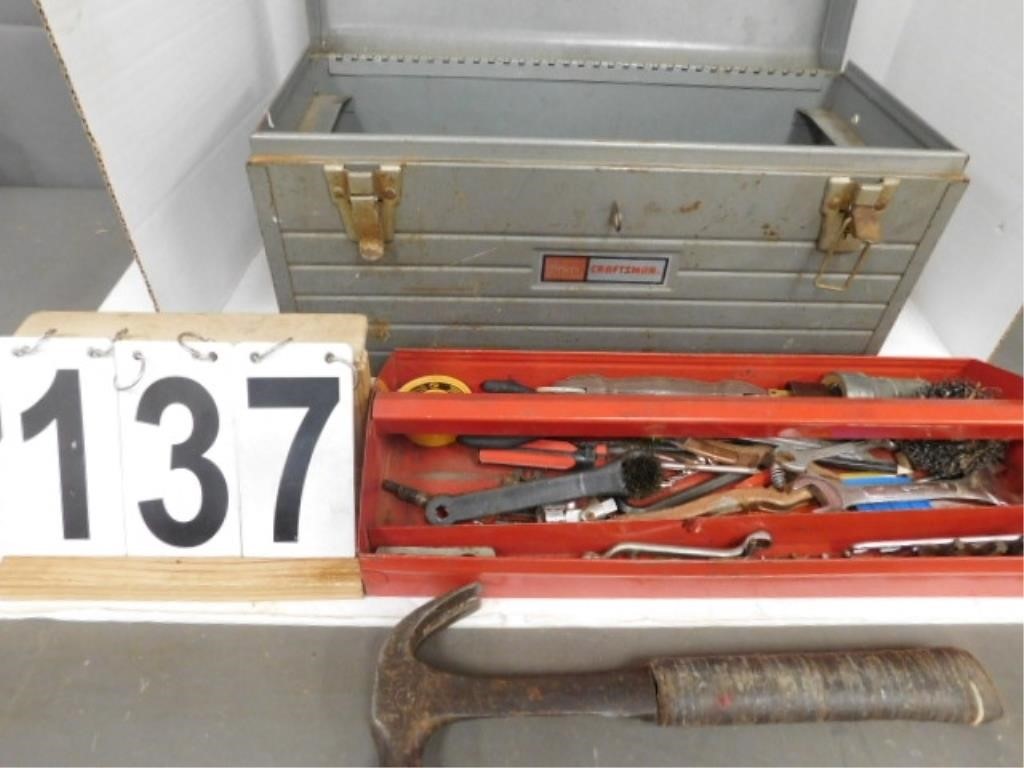 Craftsman Toolbox With Tools