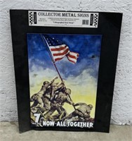 (E) Collector Metal Signs ‘’7th War Loan Now All