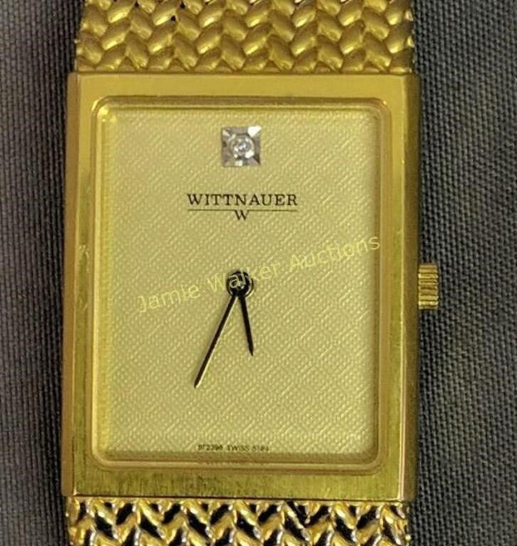Men's Wittnauer Watch Bt239 6 Swiss 5784 Diamond