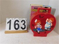 Raggedy Ann & Andy Electronic Phonograph (New)