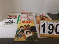 4 Mad Magazines 1975 - 1977