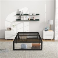 $55  12 Inch Twin Bed Frames  High Profile  Black