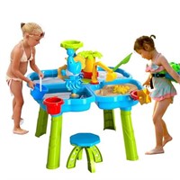 zefinot 4-in-1 Water Table for Toddler 3-5 - Sandb