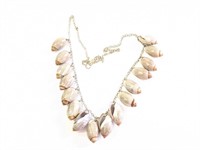 Sterling Shell Necklace  16"