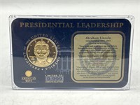 Abraham Lincoln presidential leadership coin