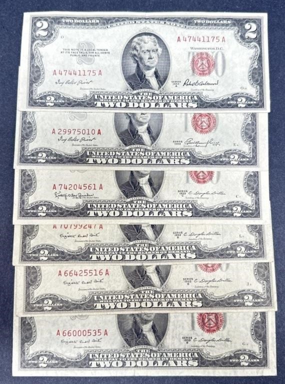 (II) United States 1953 2 Dollar Notes Series