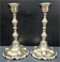 (E) Full Sterling Silver Decorative Candle