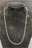 (E) 14k Gold Spiral Necklace. 3.1 Grams