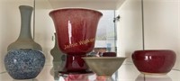 Catalina Pottery Flambe Glaze Base 6x6", Celadon
