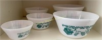 Federal Glass Homestead Nesting Mixing Bowls