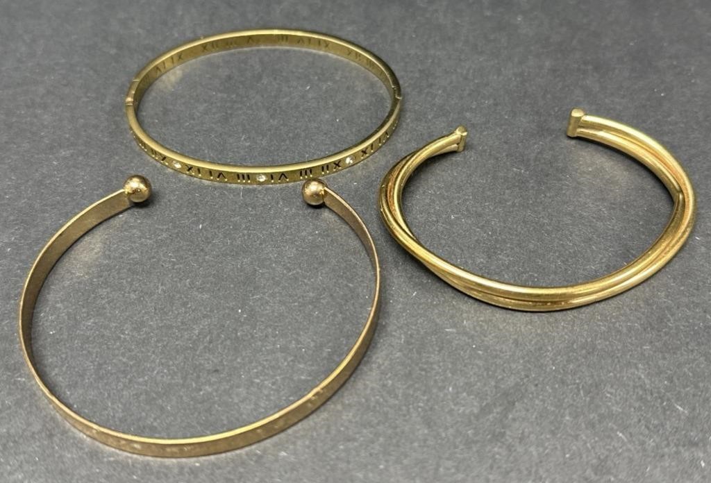 (AQ) Gold Toned Women’s Bracelets