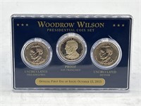 Woodrow Wilson presidential coin set